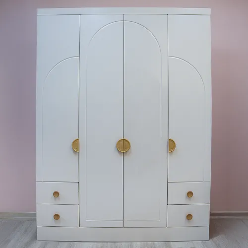 Kelebek Model 4 Kapılı Dolap