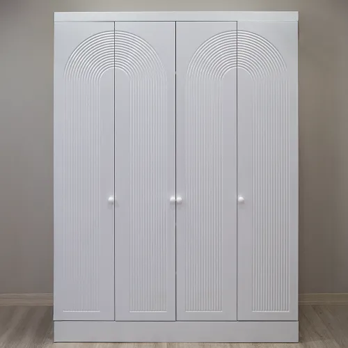 Palmiye Model 4 Kapılı Dolap