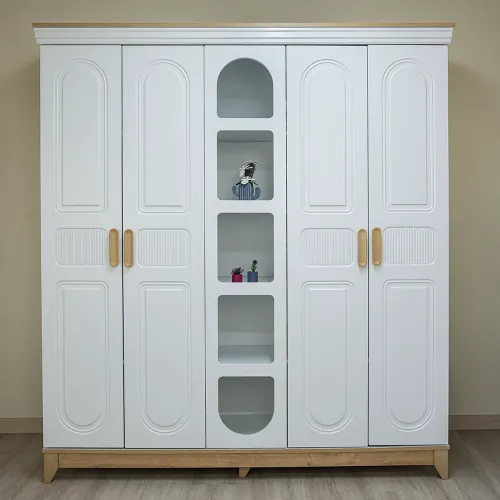 Yıldız Model 4 Kapılı Işıklı Dolap