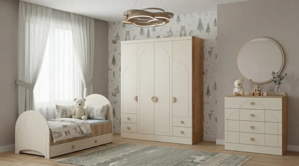Lotus MDF Bebek Odası Takımı 