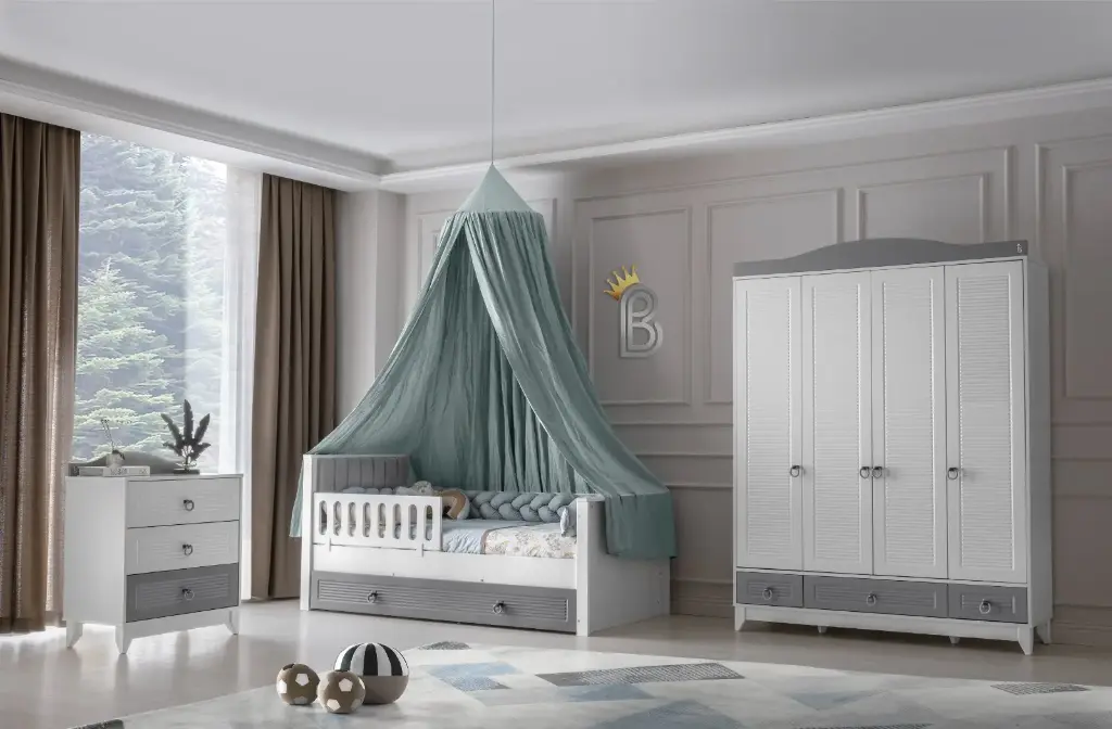 Neptün 4 Kapılı Bebek Odası Takımı